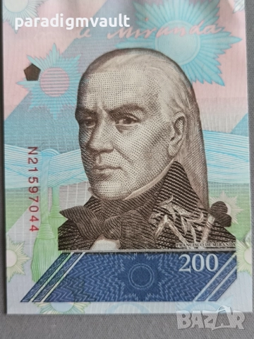 Банкнота - Венецуела - 200 боливара UNC | 2018г., снимка 3 - Нумизматика и бонистика - 52771370