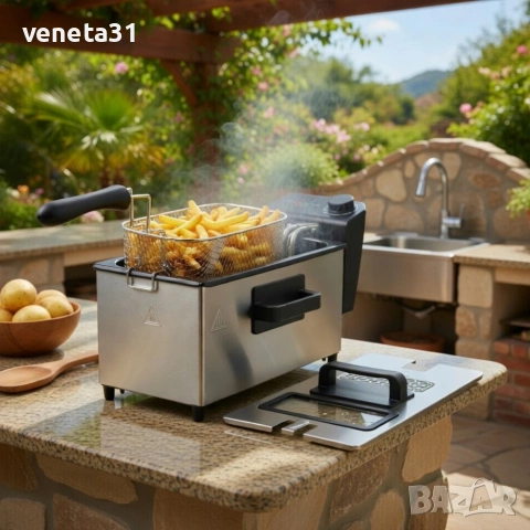 Електрически фритюрник , снимка 2 - Фритюрници - 54082792