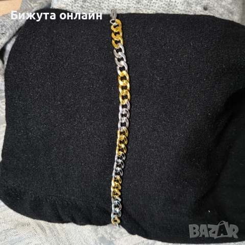 Гривна от висококачествена медицинска стомана, снимка 2 - Гривни - 54248619