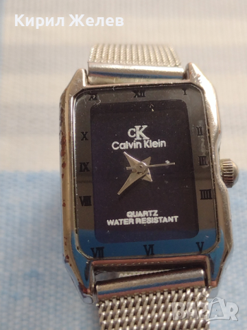 Фешън модел дамски часовник CALVIN KLEIN USA QUARTZ WATER RESISTANT стилен 43877, снимка 6 - Дамски - 45004304