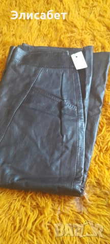 Дамска кожена пола 3/4, естествена кожа, снимка 2 - Поли - 52954201