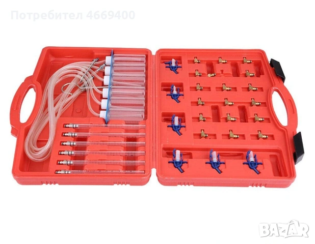 Тестер за проверка на до 6 дизелови инжектора в куфар