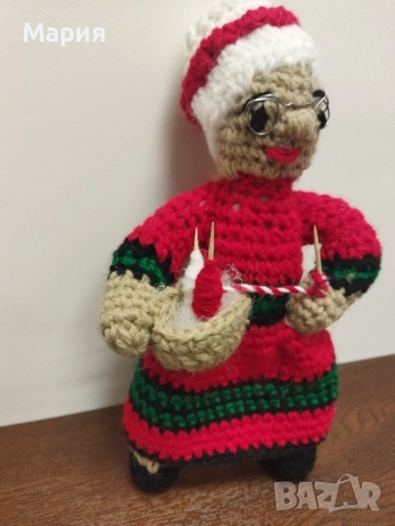 Плетена баба Марта , снимка 3 - Декорация за дома - 51523178