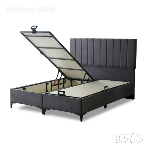 Тапицирани легла с метална конструкция!, снимка 3 - Спални и легла - 51382667