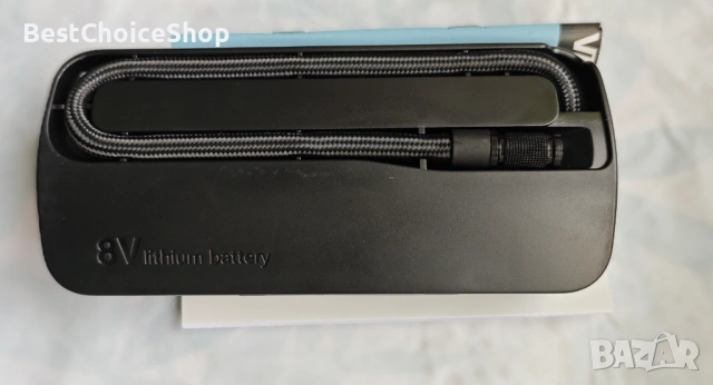 VARO – Безжична въздушна помпа 8V, 150 PSI, фенер, приставки, снимка 6 - Аксесоари и консумативи - 53400234