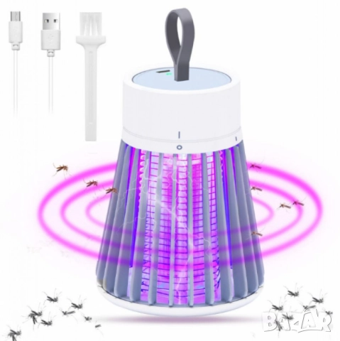 Преносима лампа срещу комари, с акумулаторна батерия, снимка 2 - Други стоки за дома - 52062470