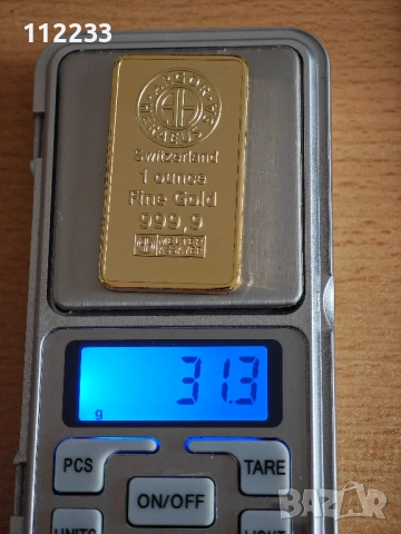 Argor-Heraeus 1 унция сувенирно кюлче, снимка 3 - Нумизматика и бонистика - 52140303