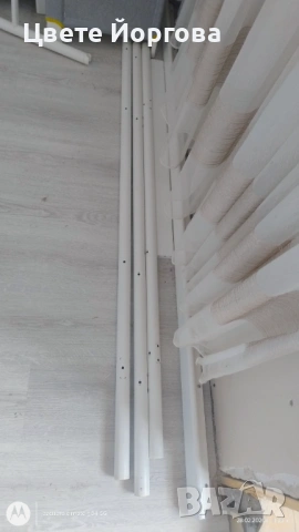 Стабилно и здраво до 120кг. С подарък два матрака единия е 86 на 186 ,другия е двулицев лятно и зимн, снимка 5 - Мебели за детската стая - 53729945