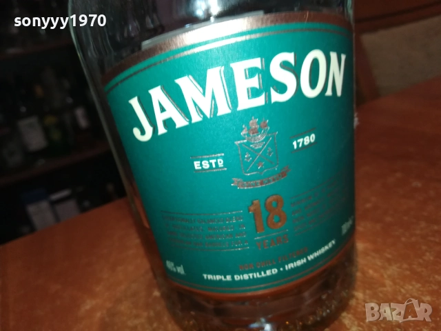 jameson 18-празно шише за колекция 2310251243, снимка 2 - Колекции - 52153628