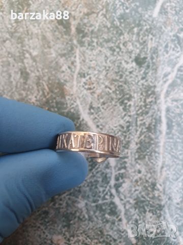 Сребърен пръстен AK Katepina, снимка 6 - Пръстени - 45282990