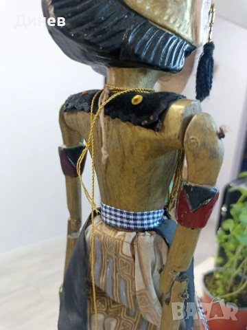 автентична колекционерска кукла wayang golek от остров ява, снимка 16 - Колекции - 53604963