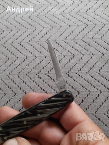 Стар джобен нож,ножче,ножка #166, снимка 6 - Други ценни предмети - 53011861