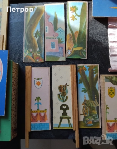 Уникален Винтидж Детски куклен театър, чешки, от 60- 70-те, снимка 15 - Колекции - 52839739