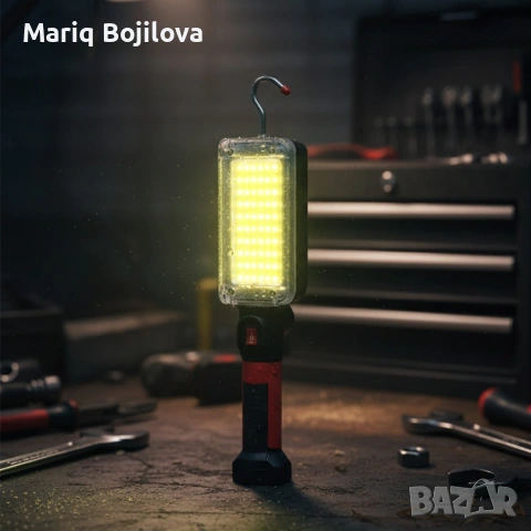 Мощна работна Led лампа ZJ-8859-B преносима с удължен заряд