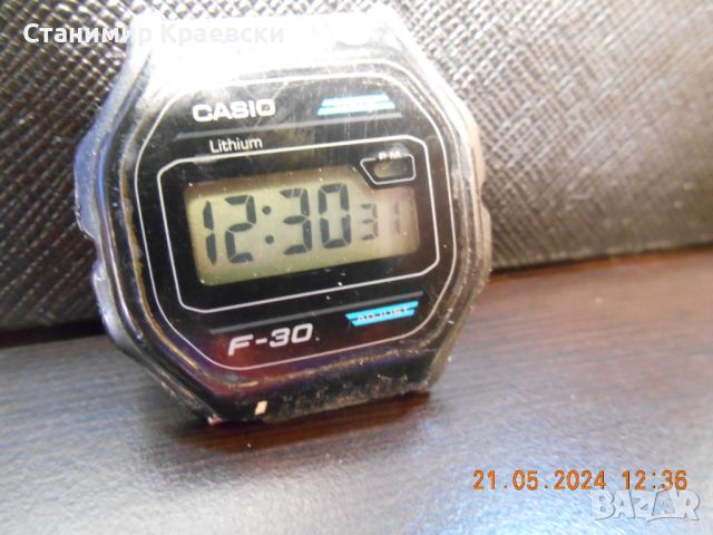 Casio F-30 Lithium watch1007 - vintage 90 , снимка 2 - Други ценни предмети - 46112036