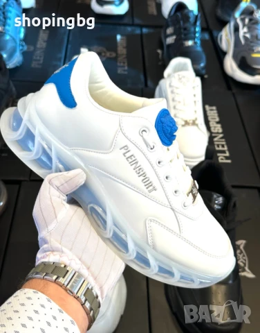 Оригинални мъжки маратонки Plein Sport SIPS 1505 НАМАЛЕНИ  299 лв., снимка 4 - Маратонки - 51072245