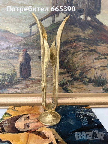 Уникална бронзова статуетка