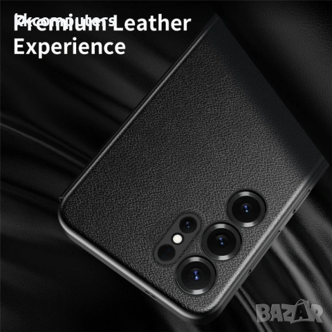 Smart View кожен калъф с прозорец и протектор за Samsung Galaxy S24 FE - четири цвята, снимка 6 - Резервни части за телефони - 53412803