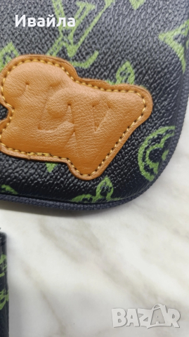 нов комплект мини чанта и портмоне Louis Vuitton , снимка 9 - Чанти - 51632326