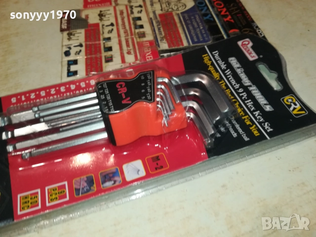 КОМПЛЕКТ-ШЕСТОГРАМ 0412250747, снимка 13 - Други инструменти - 52645981