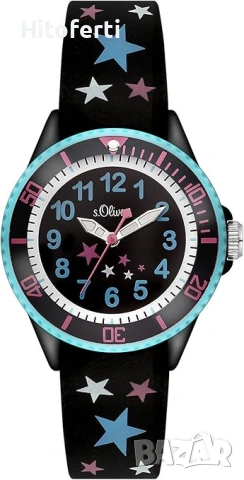 Детски аналогов кварцов часовник s.Oliver SO-3178-PQ, снимка 2 - Детски - 53727585
