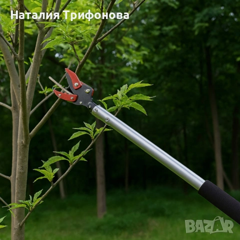 Ножица за клони и бране на плодове 100 см – прецизно рязане без стълба, снимка 2 - Градински инструменти - 54175177