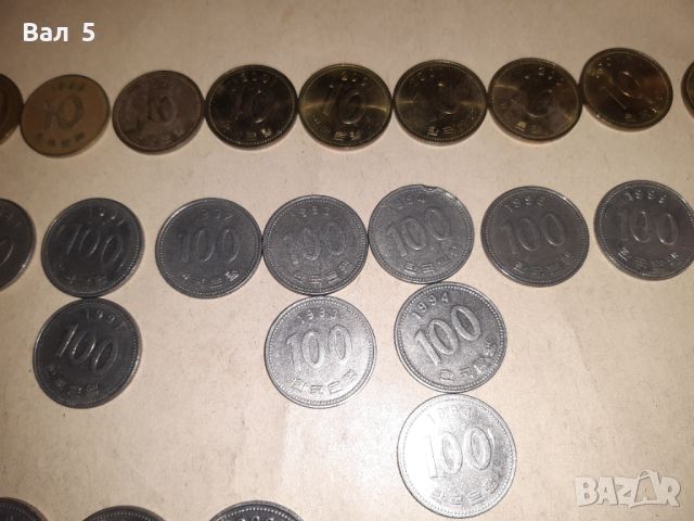Монети Южна Корея 10 , 100 и 500 вон - 32 броя, снимка 3 - Нумизматика и бонистика - 45623558