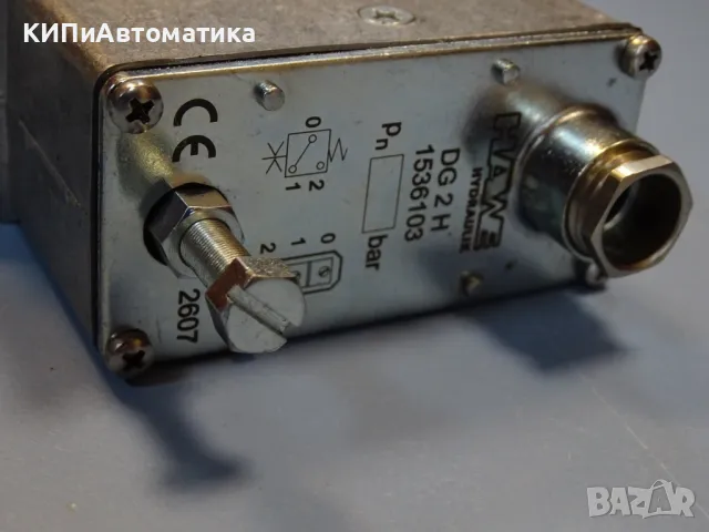 Пресостат хидравличен HAWE DG2H hydraulic pressure switch 40-160 Bar, снимка 5 - Резервни части за машини - 49726148