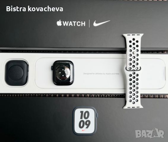 Apple Watch series  7 Nike 41 mm Midnight , снимка 1 - Смарт гривни - 46363048