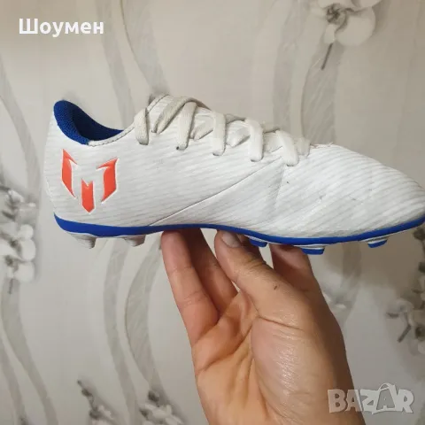 детски бутонки  Adidas Nemeziz Messi 19.4 FxG Jr  номер 33 ,5-34, снимка 16 - Футбол - 50437709