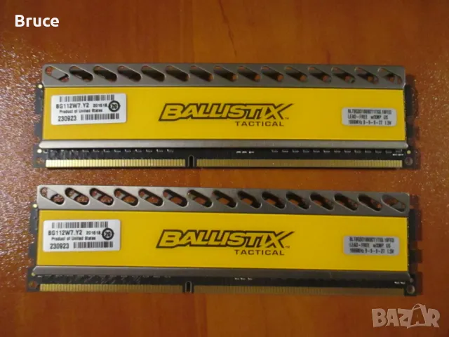 Памет Crucial Ballistix Tactical 16GB (2x8GB) DDR3 1866Mhz, снимка 3 - RAM памет - 48366671