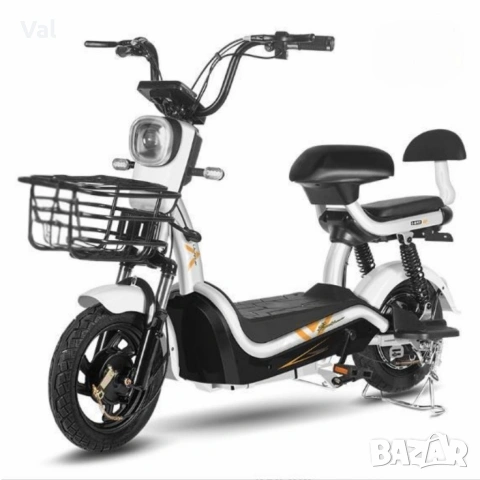 Електрически велосипед motor9 48V12AH – Максимална скорост 45 км/ч, 500W мотор, вакуумни гуми, снимка 9 - Велосипеди - 53664943