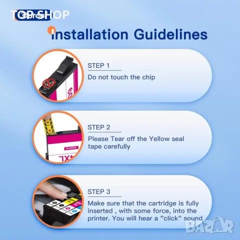 Касети с мастило Gureef 604XL за Epson 604, XP2200, Expression Home XP (5 пакета), снимка 7 - Консумативи за принтери - 49866388