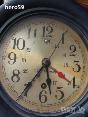 WWW2-USA военноморски корабен часовник с две времена, снимка 11 - Стенни часовници - 45527358