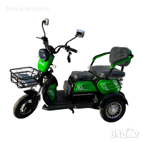 Електрическа Tриместна Tриколка X1 1800W 2026, снимка 4 - Мотоциклети и мототехника - 39348091