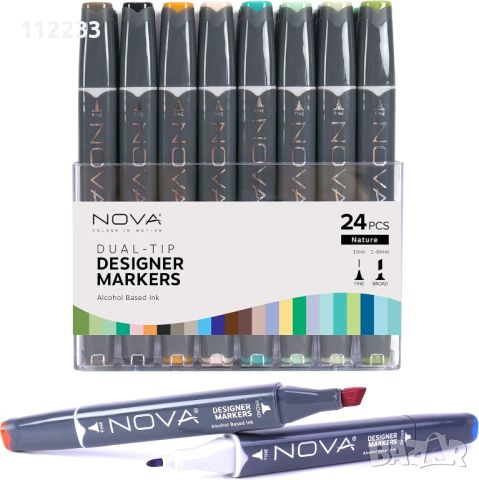 NOVA Dual-Tip Designer Markers-маркери, снимка 1 - Други - 46630023