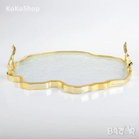 Декоративен поднос-49x42 см./поднос, снимка 3 - Декорация за дома - 52469602