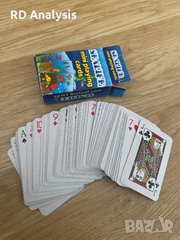 Мини тесте - карти за игра , снимка 2 - Карти за игра - 44954521