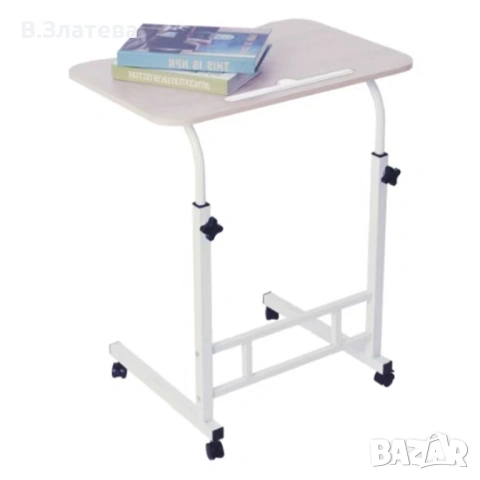 Помощна масичка - бюро MDF в естествен цвят 60x40 см.