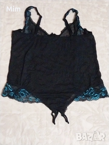 L/XL Черно ,еластично боди с отворено дъно , снимка 7 - Корсети, бюстиета, топове - 53701757