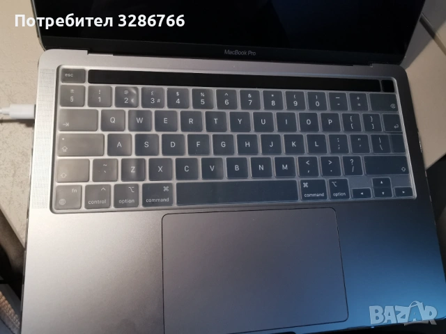 Нов Силиконов протектор за клавиатура MacBook Pro 13 M1 M2 / Keyboard Cover / Универсален за лаптоп , снимка 3 - Лаптоп аксесоари - 53694605