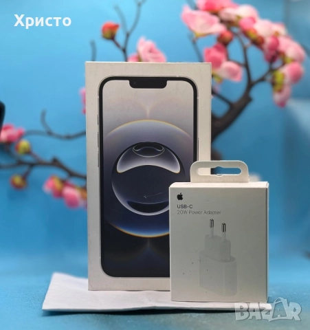 НОВ!!! Apple iPhone 16e, 128GB, 5G, White + подарък оригинален адаптер Apple