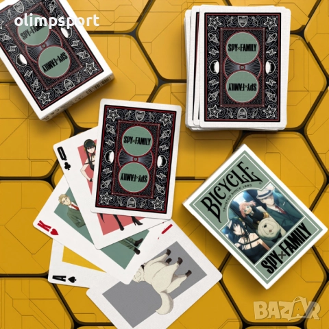 Карти за игра Bicycle Spy x Family нови, снимка 4 - Карти за игра - 52791704