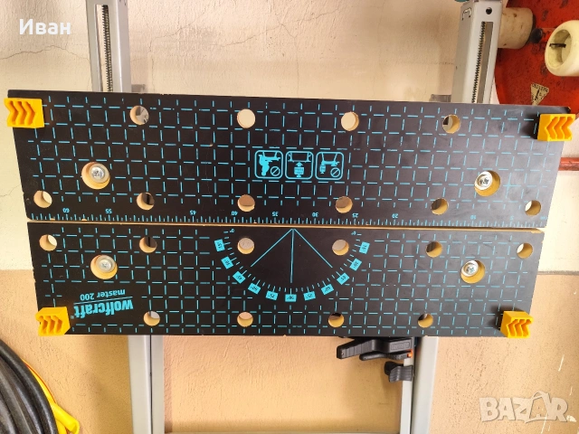 Мултифункционална работна маса със стеги Wolfcraft Master 200, 300-450х645х800 мм, 180 кг, снимка 10 - Други инструменти - 53749891