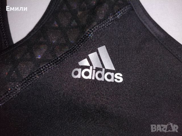 Adidas Climalite Techfit оригинално дамско спортно бюстие р-р L, снимка 4 - Корсети, бюстиета, топове - 46737752