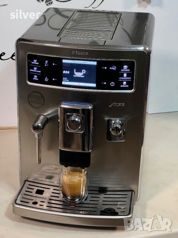 Кафемашина кафе автомат Saeco xelsis inox с гаранция, снимка 5 - Кафемашини - 45870350