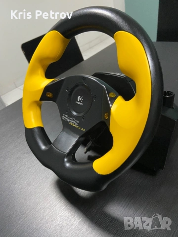 Волан С Педали Logitech Wingman Formula  GP, снимка 3 - Джойстици и геймпадове - 53495473