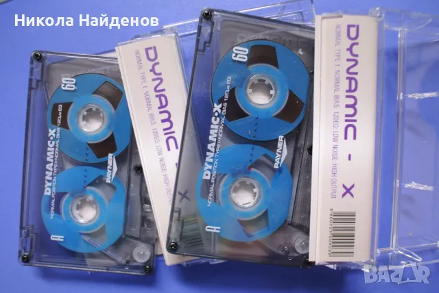 Аудио касети Reel to Reel ЧИСТО НОВИ Dynamic-x сини DIY 10 лв., снимка 1 - Аудио касети - 46994262