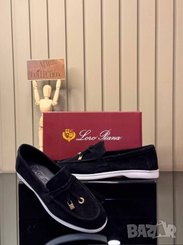 мокасини/ чехли  от естествен велур loro piana , снимка 5 - Дамски ежедневни обувки - 51641820