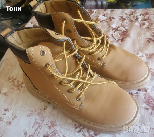 Нови Кожени Мъжки Боти 44, снимка 14 - Мъжки боти - 51007967